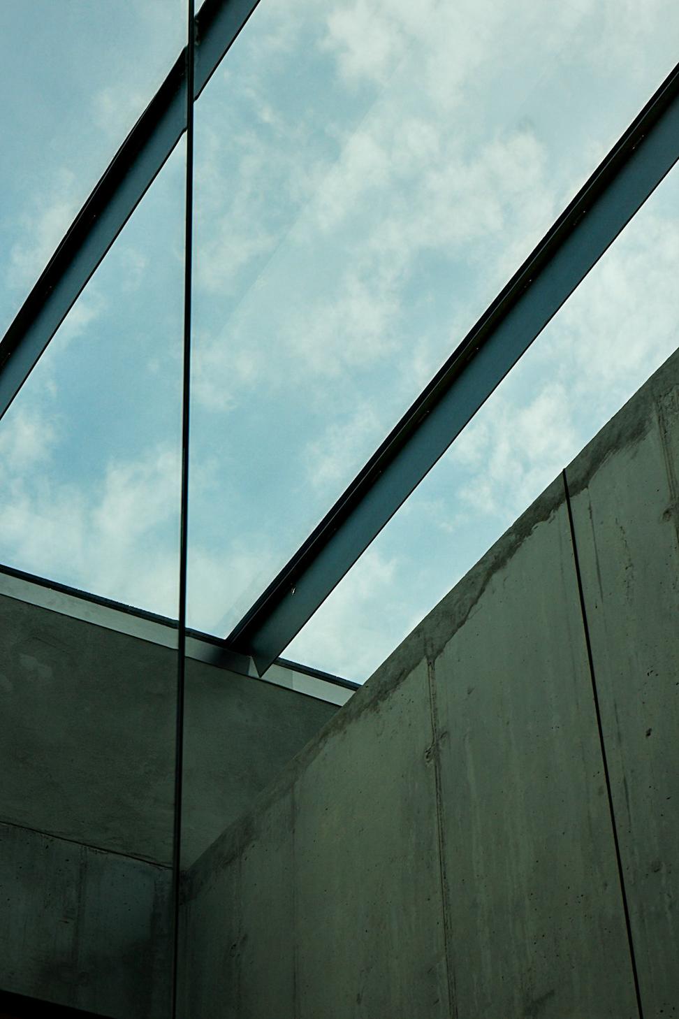 Modern steel frame residence
